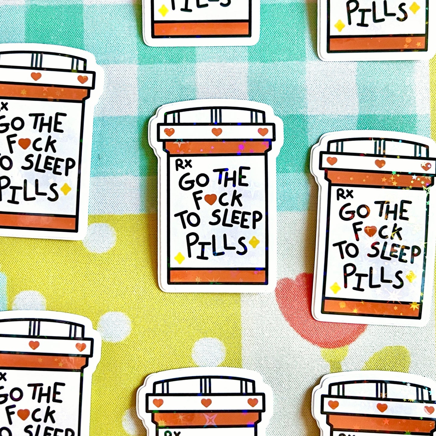 Go the F*ck to Sleep Pills Sticker