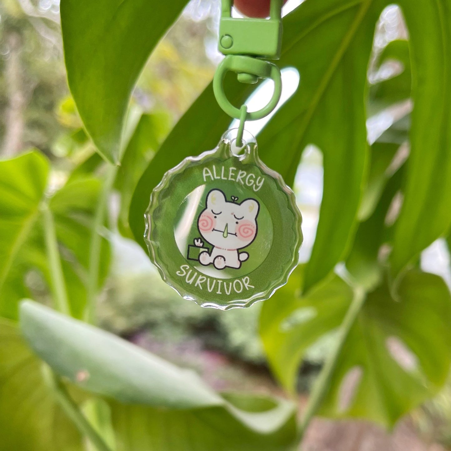 Allergy Survivor Keychain