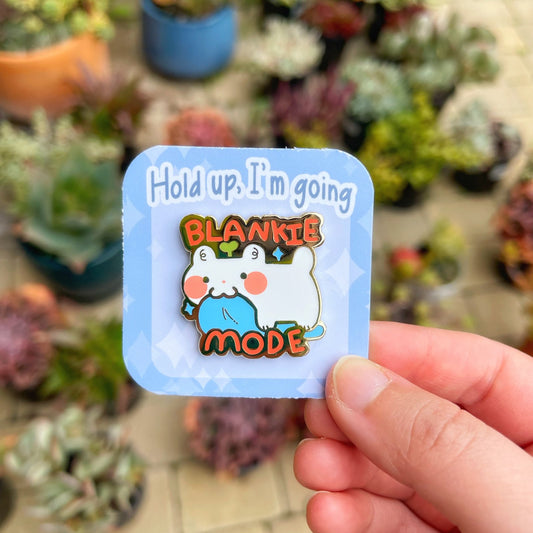 Blankie Mode Enamel Pin