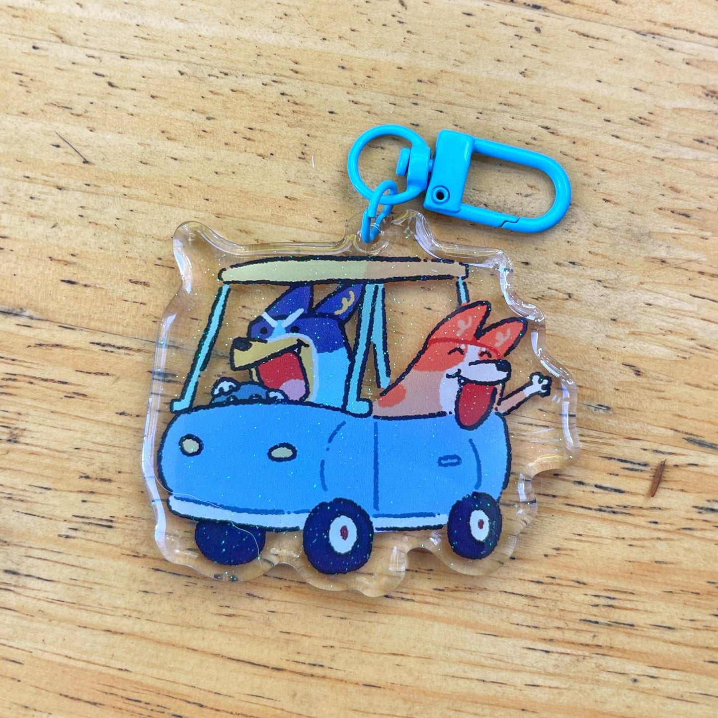 Heeler Sisters Adventures Keychain