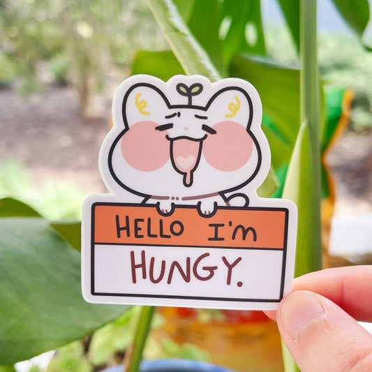 Hello I'm Hungy Sticker