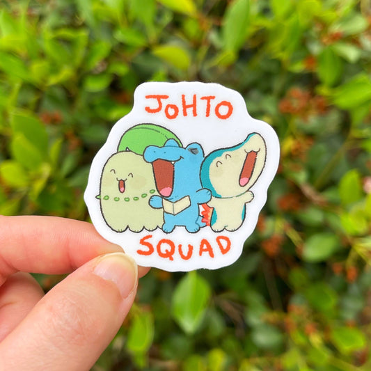 Johto Squad Sticker
