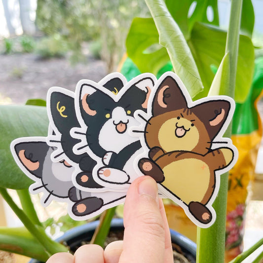 Kitty Butts Sticker