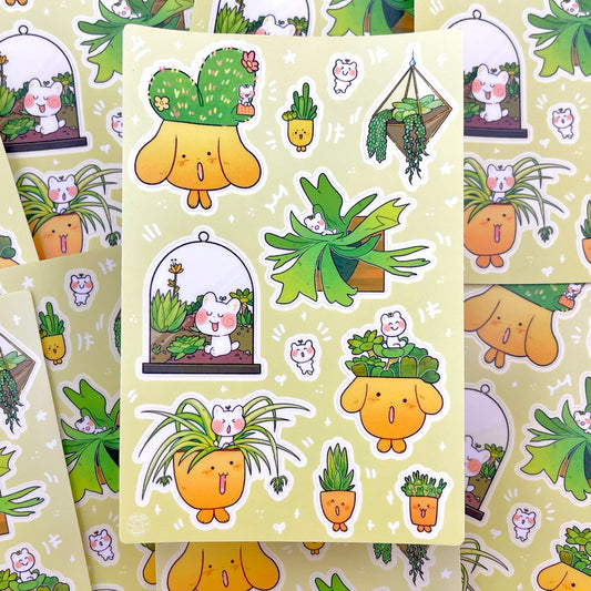 Plant Buddies Sticker Sheet