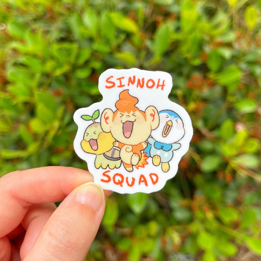 Sinnoh Squad Sticker