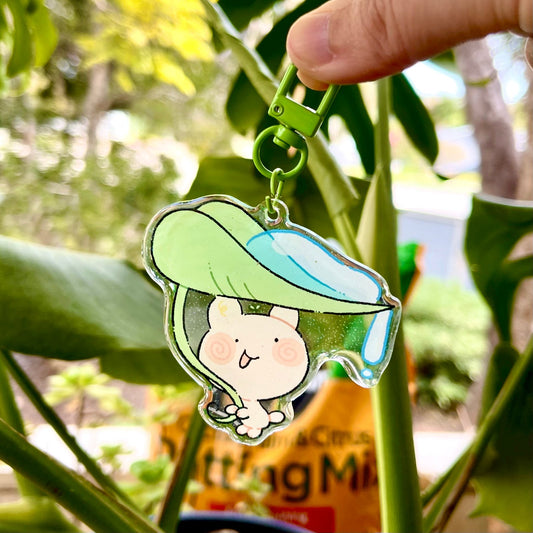 Sprout Leaf Keychain