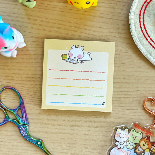 Random Scribbles On Notepad Sticky Notes – Cool Art Store