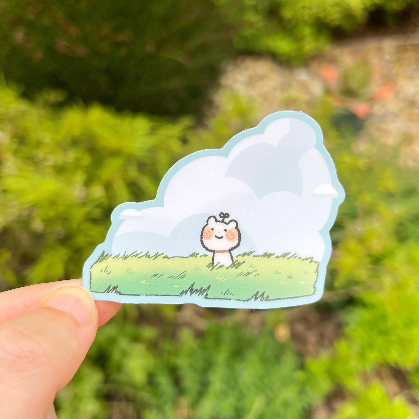 Sprouts Clouds Sticker