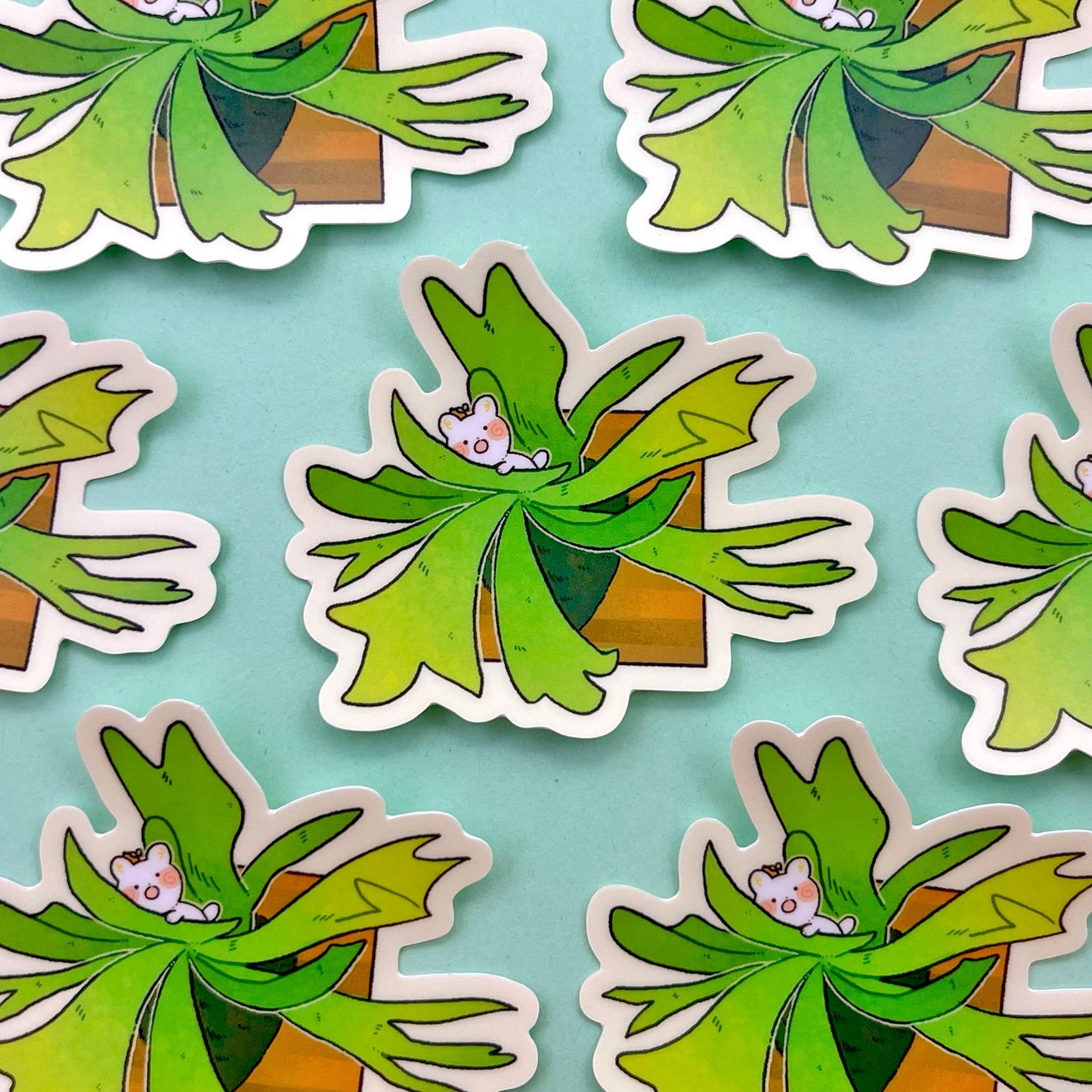 Staghorn Fern Buddy Sticker