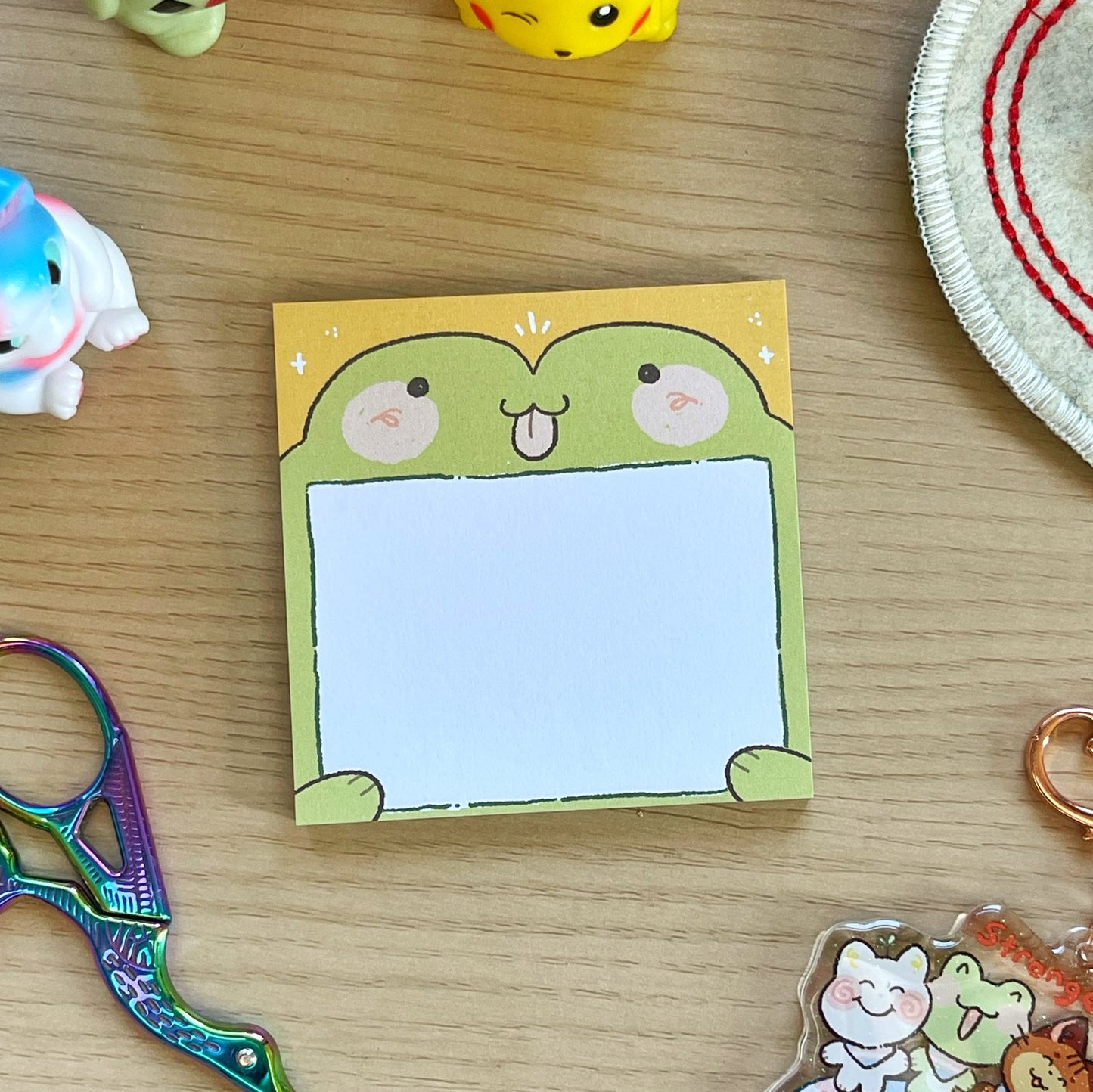 Tad the Frog Sticky Notepad