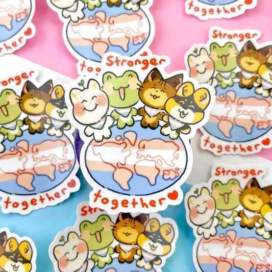 Together We Are Stronger Sticker