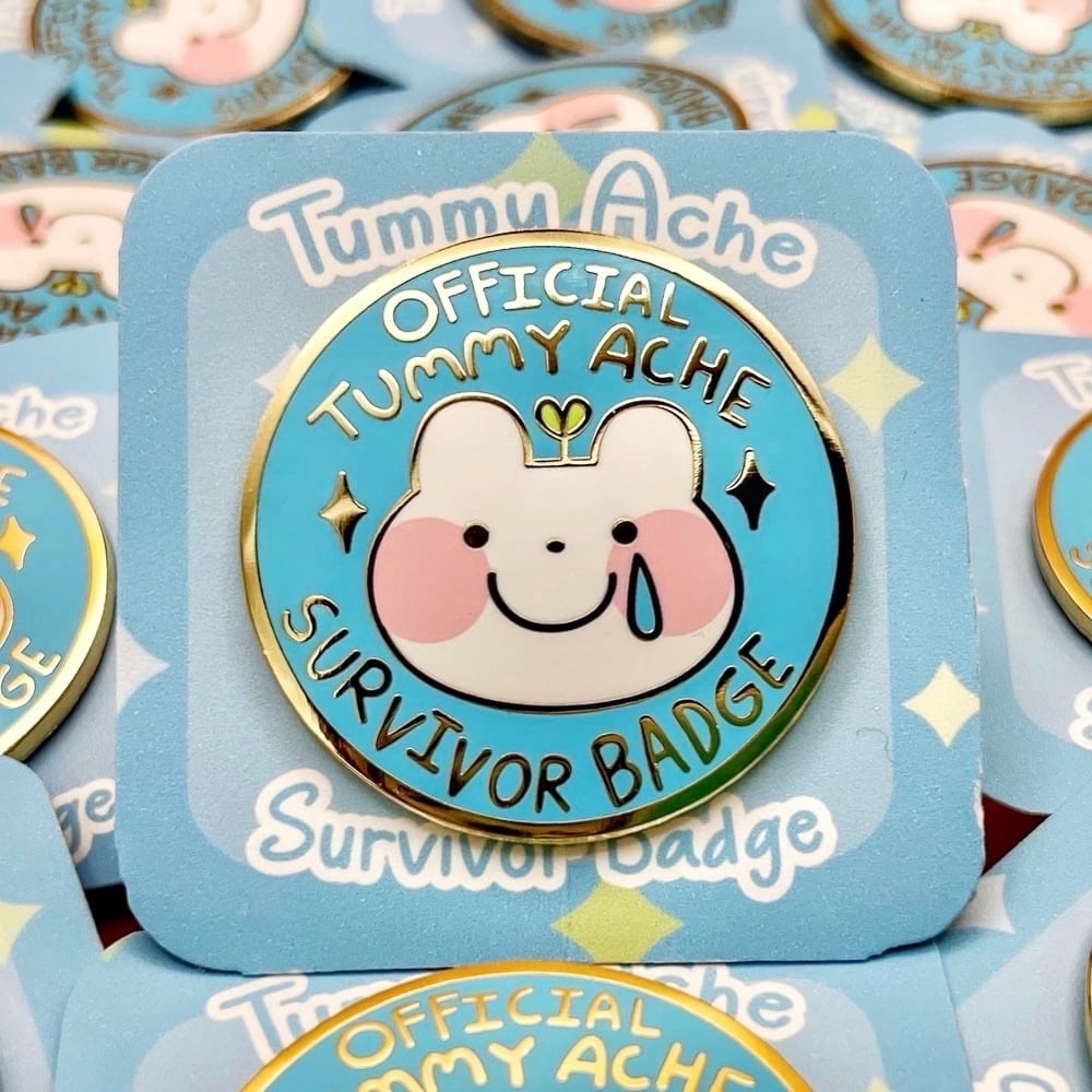 Tummy Ache Survivor Enamel Pin